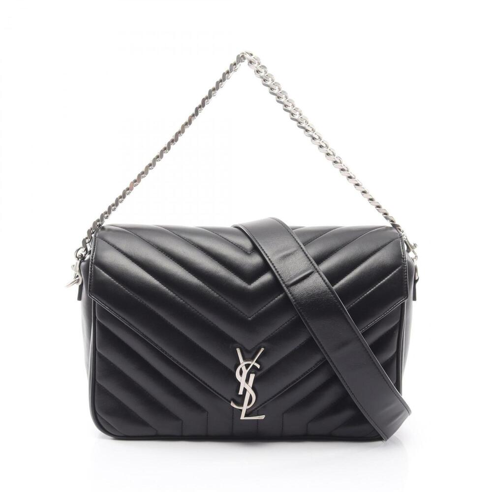 Yves Saint Laurent Saint Laurent Paris Cassandra 2-Way Handbag, Leather, Wome...